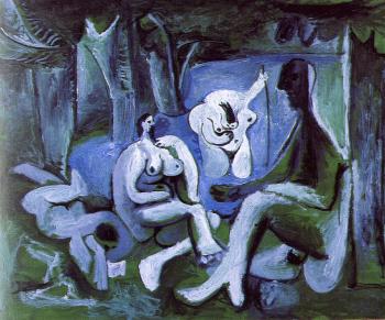 Pablo Picasso : le dejeuner sur l'herbe II